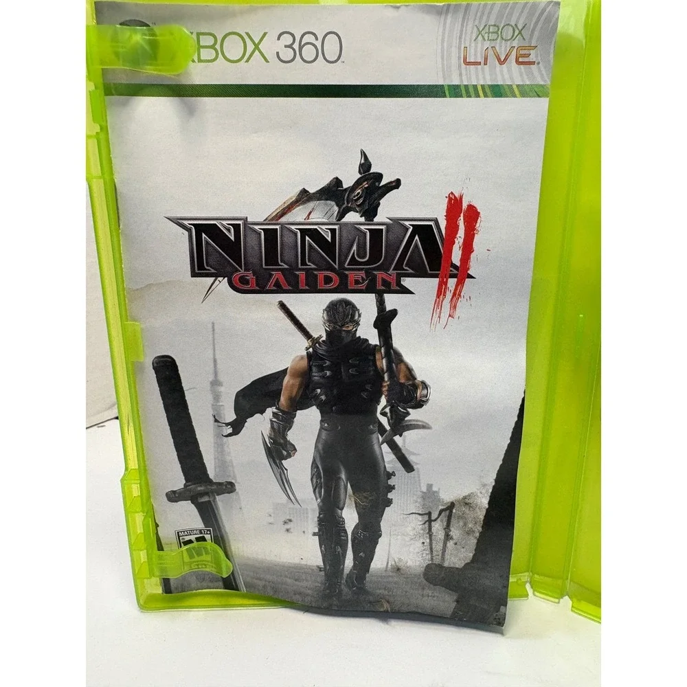 Ninja Gaiden II 2 Xbox 360 Microsoft Tecmo Team‎ Ninja Action Game 2008 Vintage
